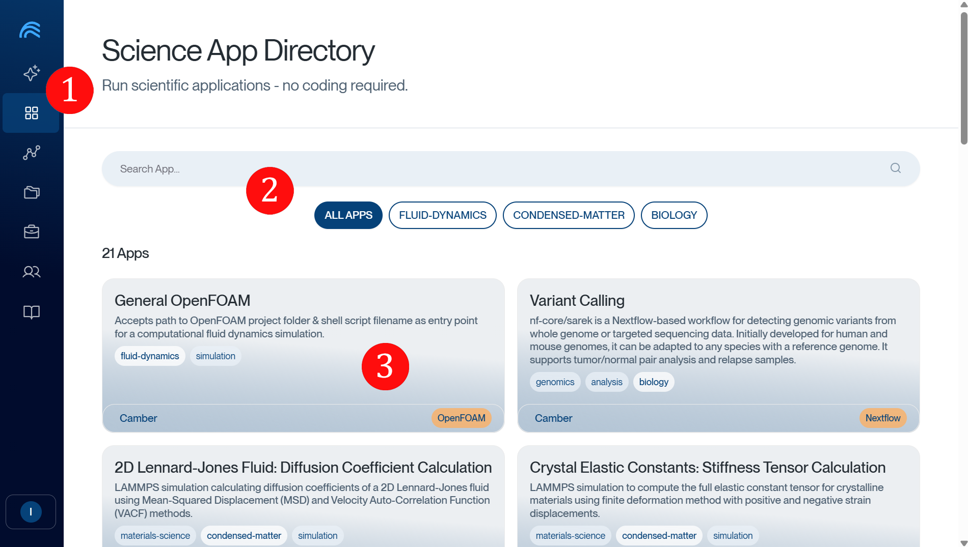 Science App Directory