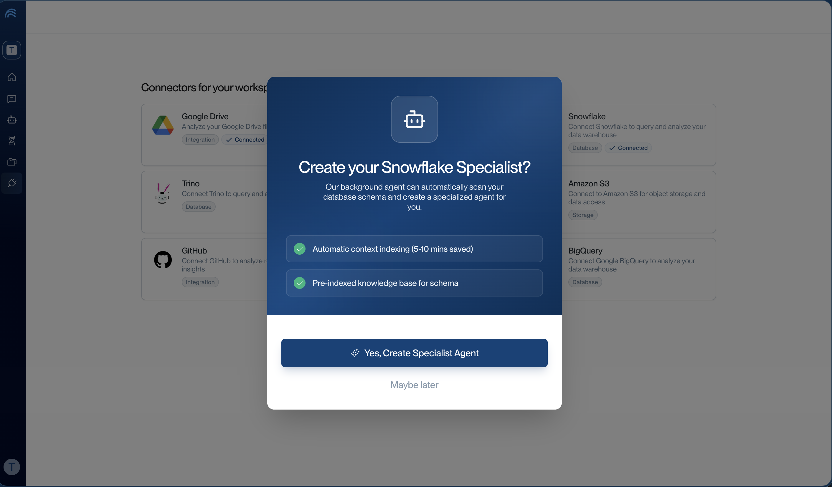 Snowflake Specialist Agent