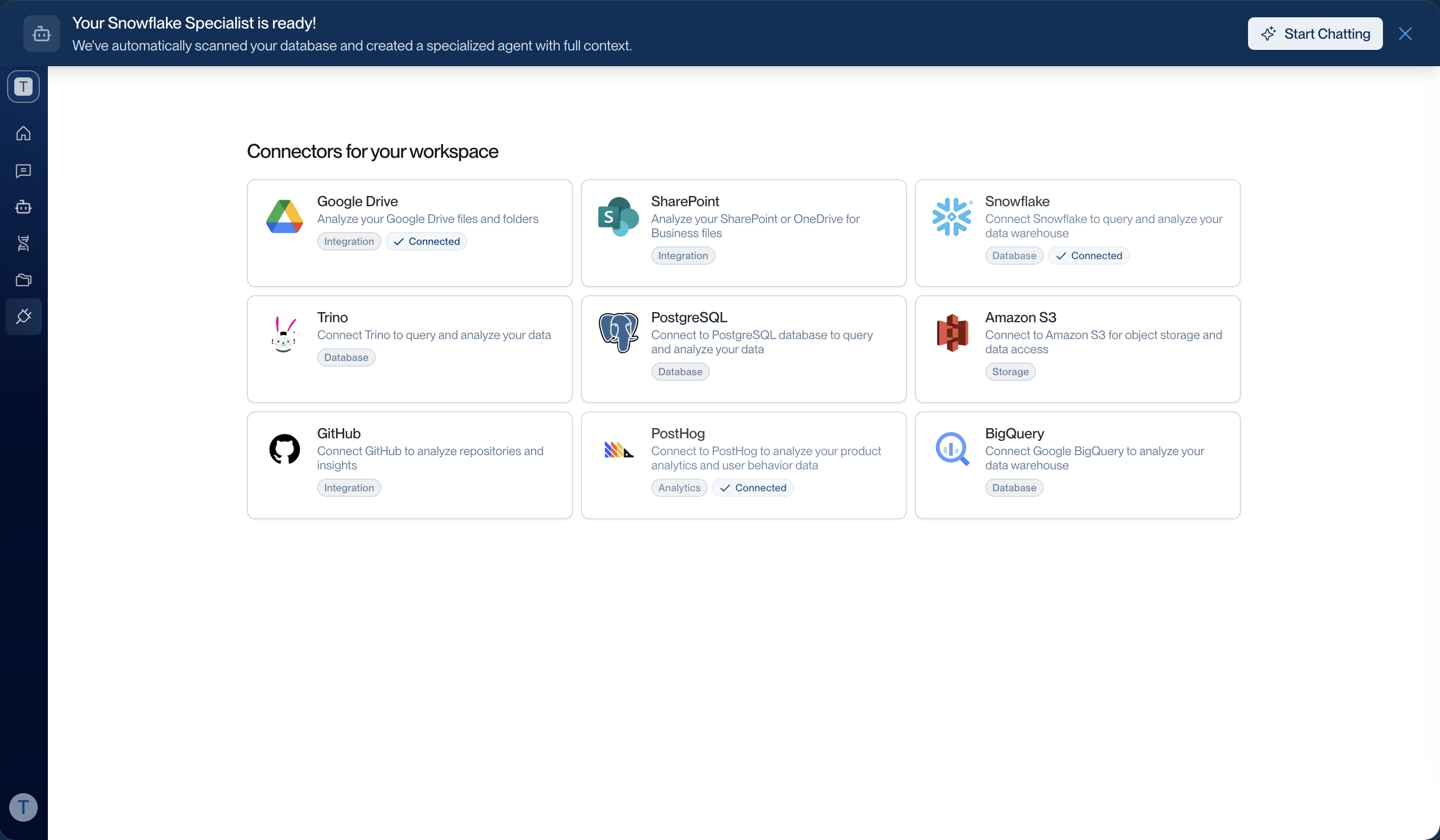 Start Chatting with Specialist